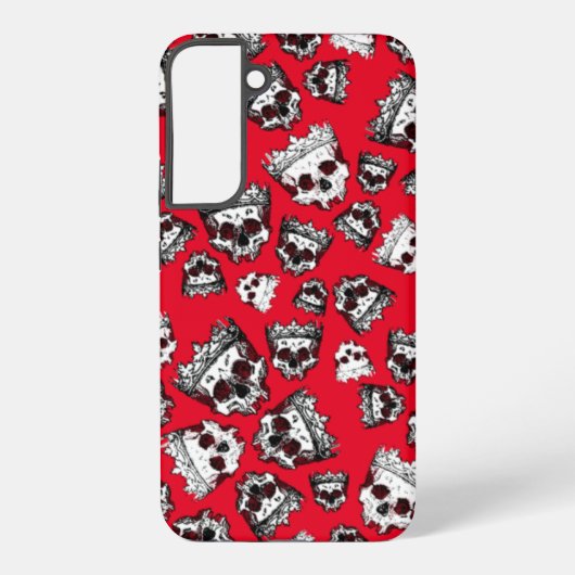 Coque Samsung Galaxy Crânes Couronnés Vintage (Verso)