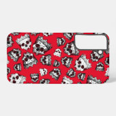 Coque Samsung Galaxy Crânes Couronnés Vintage (Verso Horizontal)