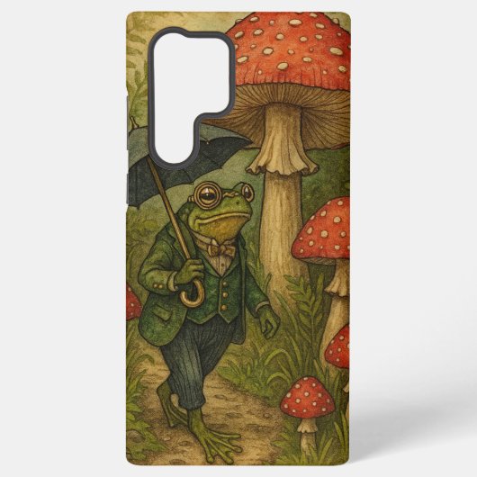 Coque Samsung Galaxy Crapaud et Champignon (Verso)