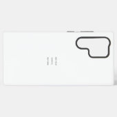 Coque Samsung Galaxy Créez votre propre blanc (Verso Horizontal)