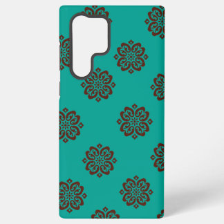Coque Samsung Galaxy "Crimson Scrolls - Bold Elegance"