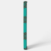 Coque Samsung Galaxy "Crimson Scrolls - Bold Elegance" (Côté gauche)