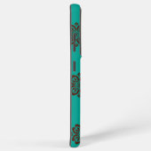 Coque Samsung Galaxy "Crimson Scrolls - Bold Elegance" (Côté droit)