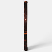 Coque Samsung Galaxy Crimson Starlight Orbits Abstract Cosmic Art (Côté gauche)