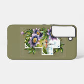 Coque Samsung Galaxy Croix avec église et fleurs (Verso Horizontal)