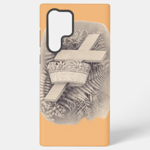 Coque Samsung Galaxy Croix avec une couronne et victoire