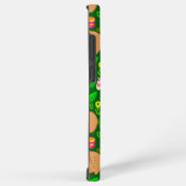 Coque Samsung Galaxy Croquis Capybara avec fleurs de printemps sur vert (Côté droit)