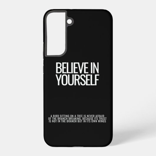 Coque Samsung Galaxy Croyez en vous Motivational Samsung Galaxy (Verso)