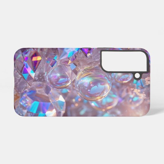 Coque Samsung Galaxy Crystal Bubble Sparkle (Verso Horizontal)