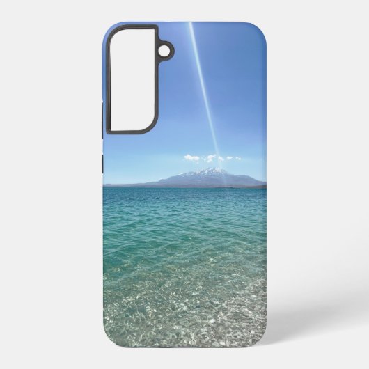 Coque Samsung Galaxy Crystal Water View Blue Sky Beach Vibe Paisible (Verso)