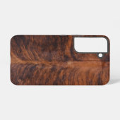 Coque Samsung Galaxy Cuir de vache brindle (Verso Horizontal)