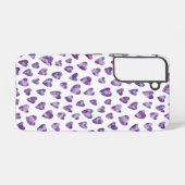Coque Samsung Galaxy Cure violet coeur d'amour motif (Verso Horizontal)