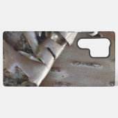 Coque Samsung Galaxy Curly Birch Bark Tree Rustic (Verso Horizontal)
