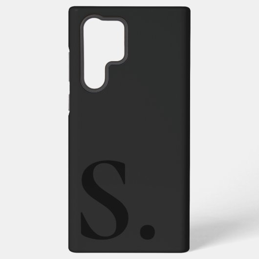 Coque Samsung Galaxy Custom with Initial Name (Verso)