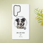 Coque Samsung Galaxy Cute Best Dog Mom Photo<br><div class="desc">Un étui photo moderne et mignon pour la meilleure maman de chien! Remplacez la photo d'animal de compagnie par la vôtre et faites-la vraiment unique. Illustré et dessiné par Patricia Alvarez.</div>