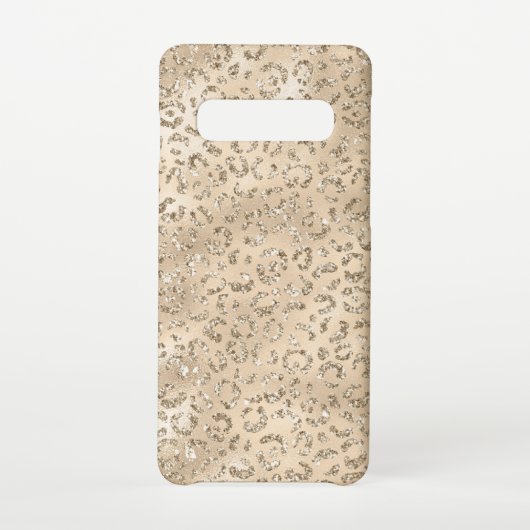 Coque Samsung Galaxy Cute brown Cheetah Leopard Skin Print Pattern (Dos)