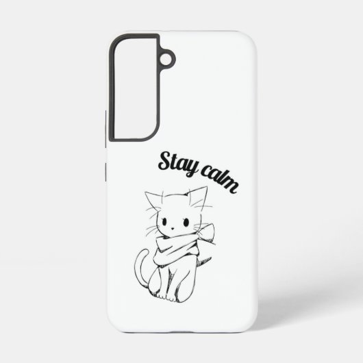 Coque Samsung Galaxy Cute cat phone cover (Verso)
