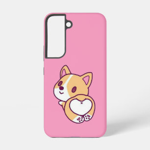 Coque Samsung Galaxy Cute Corgi Puppy Love