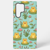 Coque Samsung Galaxy Cute Frog Pond Pattern (Verso)