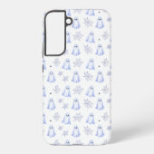 Coque Samsung Galaxy Cute Ghost and Spider Web Halloween Pattern (Verso)