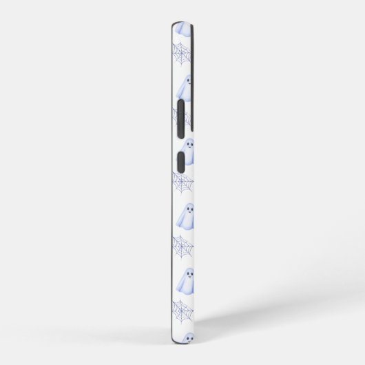Coque Samsung Galaxy Cute Ghost and Spider Web Halloween Pattern (Côté droit)