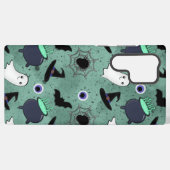 Coque Samsung Galaxy Cute Halloween Motif sans couture (Verso Horizontal)