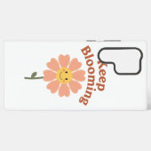 Coque Samsung Galaxy Cute "Keep Blooming" Positive Quote (Verso Horizontal)
