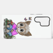 Coque Samsung Galaxy Cute Kitty Chat et Papillon (Verso Horizontal)