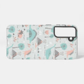 Coque Samsung Galaxy Cute Pastel Dinosaur Motif (Verso Horizontal)