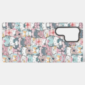 Coque Samsung Galaxy Cute Pink and Purple Anime Jumble (Verso Horizontal)