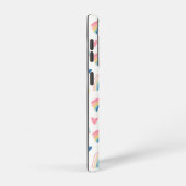 Coque Samsung Galaxy Cute Rainbow Hearts & Clouds Motif (Côté droit)