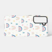 Coque Samsung Galaxy Cute Rainbows & Hearts Motif (Verso Horizontal)