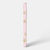 Coque Samsung Galaxy Cute Whimsical Retro Pink Santa Christmas Pattern (Côté gauche)