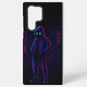 Coque Samsung Galaxy Cyber Tokyo Hacker – Neon Glow Samsung GPhone Case (Verso)