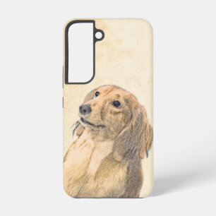 Coque Samsung Galaxy Dachshund (Longhaerien) Peinture - Art Chien origi