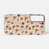 Coque Samsung Galaxy Dachshunds en Halloween Costumes Motif (Verso Horizontal)