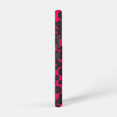 Coque Samsung Galaxy Dahlias noirs (Côté droit)