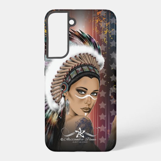 Coque Samsung Galaxy Dame Sioux (Verso)