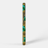 Coque Samsung Galaxy Dandelions sur turquoise (Côté droit)