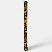 Coque Samsung Galaxy Dans les bois / Cerf d'automne sur noir (Côté gauche)