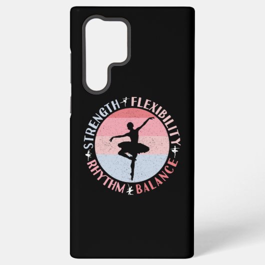 Coque Samsung Galaxy Danseuse de Ballet - Valeurs de Mentalité (Verso)