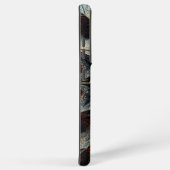 Coque Samsung Galaxy Dark Amber Crystalline Star Fractal - Geometric (Côté droit)