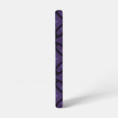Coque Samsung Galaxy Dark Purple Colored Retro Pattern (Côté gauche)