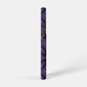 Coque Samsung Galaxy Dark Purple Colored Retro Pattern (Côté droit)