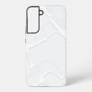 Coque Samsung Galaxy Débris de marbre blanc élégant