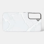 Coque Samsung Galaxy Débris de marbre blanc élégant (Verso Horizontal)
