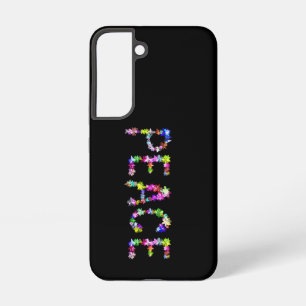 Coque Samsung Galaxy Déclaration de paix et d'amour d'Achempong Typog