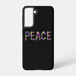 Coque Samsung Galaxy Déclaration d'unité de paix et d'amour | Typograph