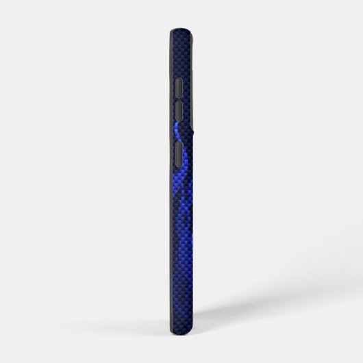 Coque Samsung Galaxy Décor Flames Bleues sur un (Côté droit)