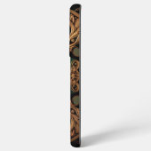 Coque Samsung Galaxy Décoration Motif en bronze vert (Verso Horizontal)